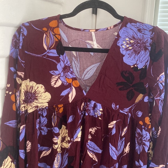 Free People Bella Printed Floral Tunic - Picture 4 of 8